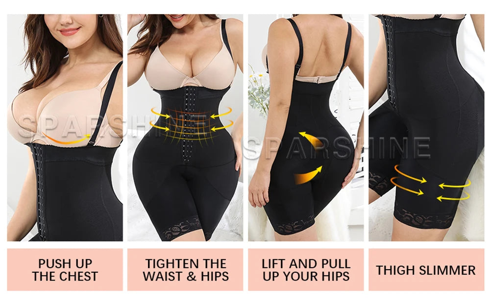 Shapewear For Women Tummy Control Hip Lifter Fajas Colombianas Butt Lifter Body Shaper Front Hooks