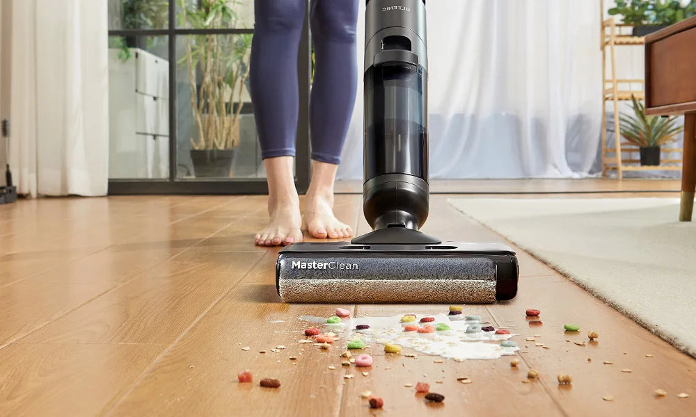 Ultenic Ac1 Elite Cordless Vacuum and Mop with Self-Cleaning, up to 50 Minutes Runtime, Smart Dirt Detection, 3 Cleaning Modes