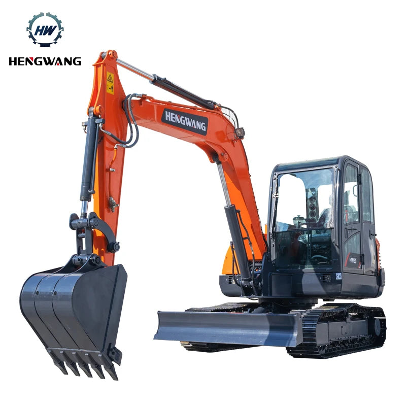 HW-60 Excavator 6 Ton Digger Medium And Large Excavators Construction Machinery Heavy Equipment China Factory Direct Sales