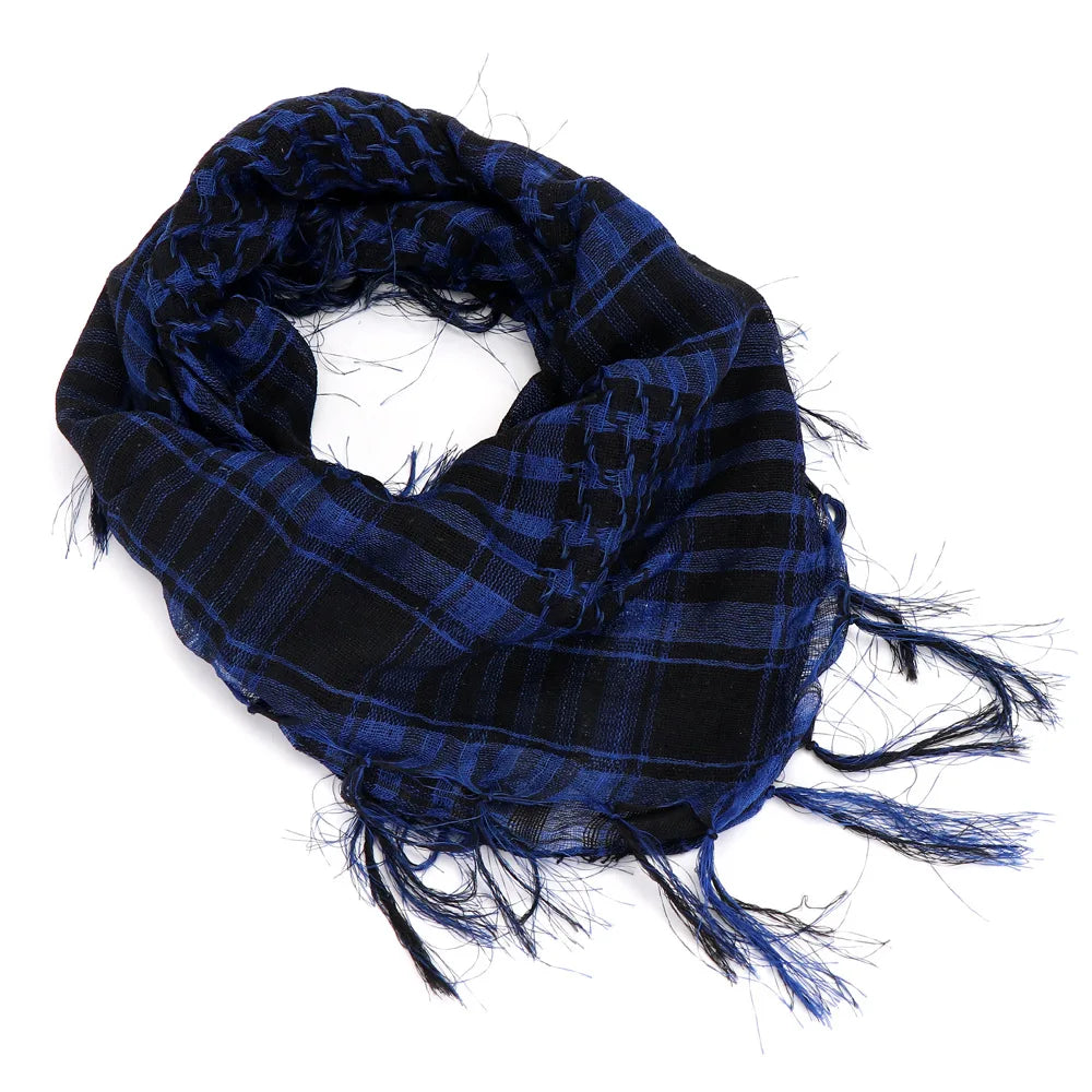 New Summer Women Tactical Arab Scarf Men Fashion Lightweight Hijab Scarf Spring Army Plaid Head Scarf Warm Mask