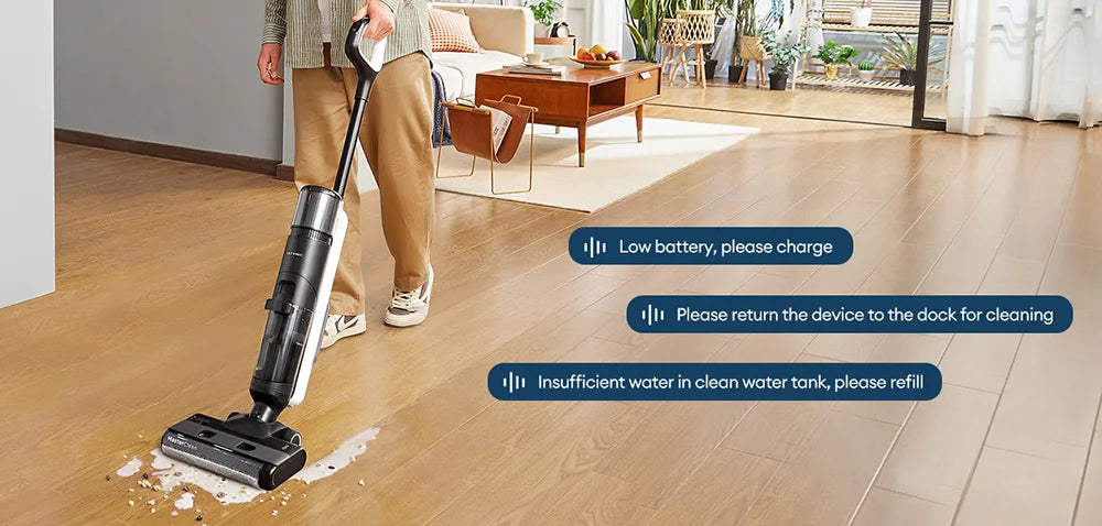 Ultenic Ac1 Elite Cordless Vacuum and Mop with Self-Cleaning, up to 50 Minutes Runtime, Smart Dirt Detection, 3 Cleaning Modes