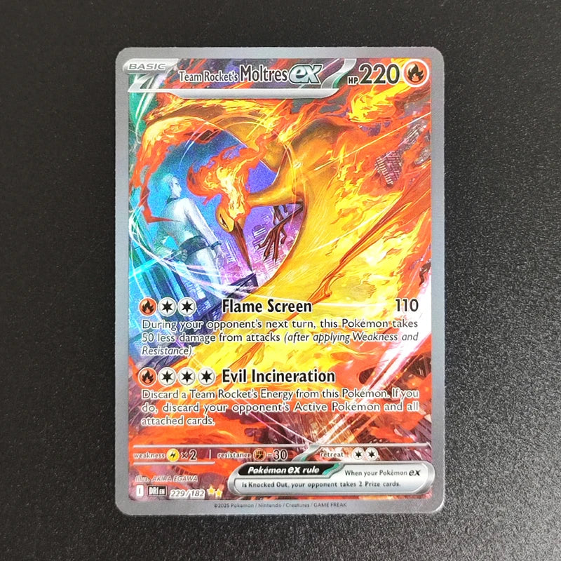 PTCG English Charizard Gengar Giratina Rayquaza Greninja Mewtwo Pikachu Clefairy