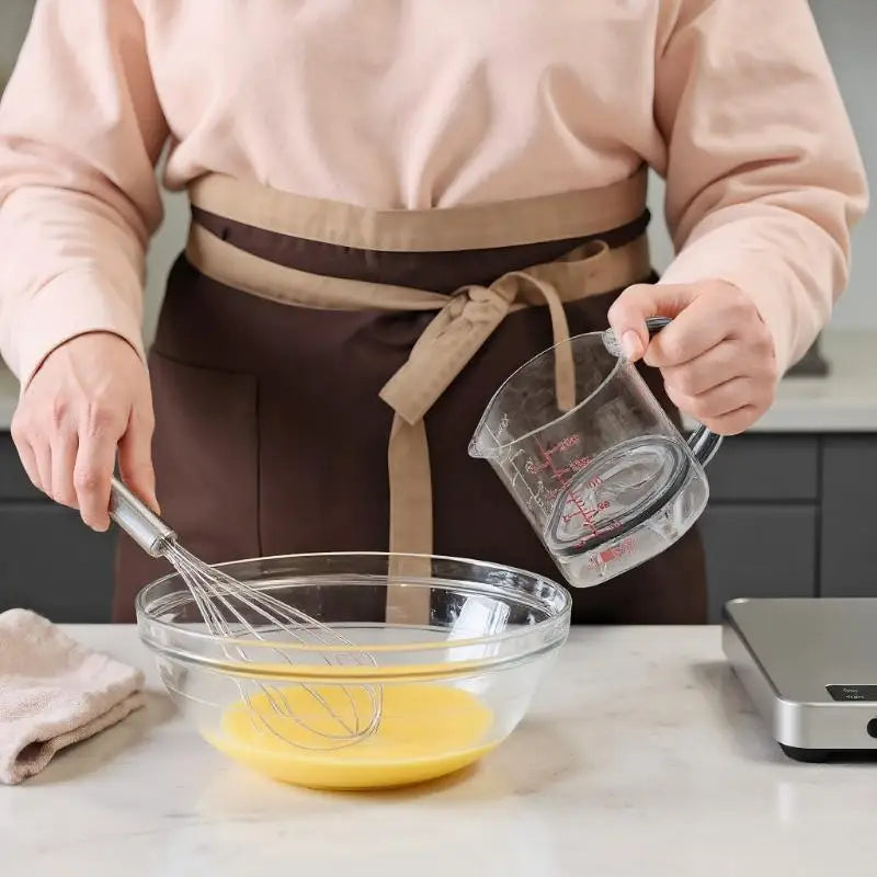 Kitchen Essential Adjustable Measuring Cup with Unique Scraper Base; Perfect for Every Cooking Need