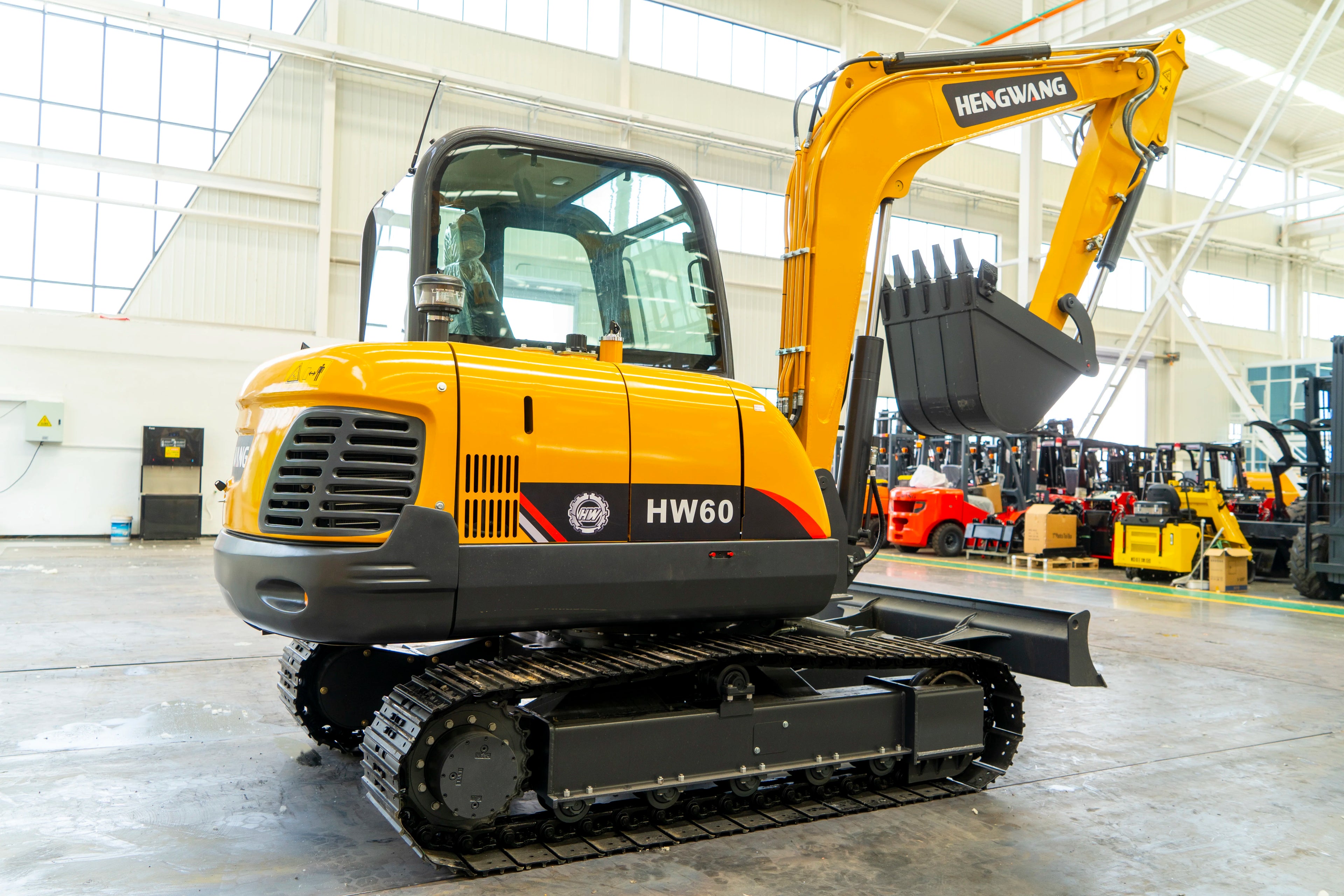 HW-60 Excavator 6 Ton Digger Medium And Large Excavators Construction Machinery Heavy Equipment China Factory Direct Sales