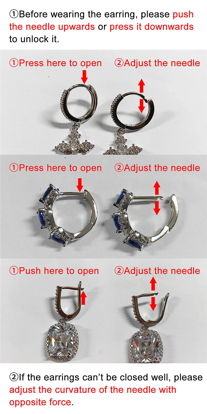 Huitan Aesthetic Women Hoop Earrings Silver Color/gold Color Fashion Daily Party Accessories Elegant Wedding Jewelry Inlaid CZ
