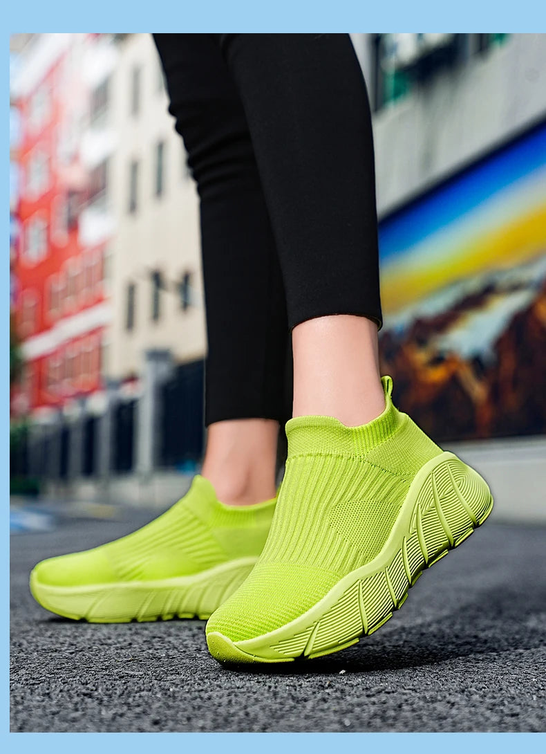 Men's and women's casual sports shoes, running shoes, casual, lightweight and breathable spring and autumn loafers