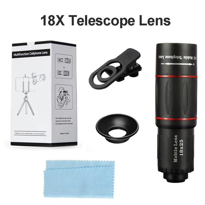 64X Telescope For Mobile Phone Lens For photography macro Phone lens for iphone Cell Phone Lens mobile phone telephoto.lens
