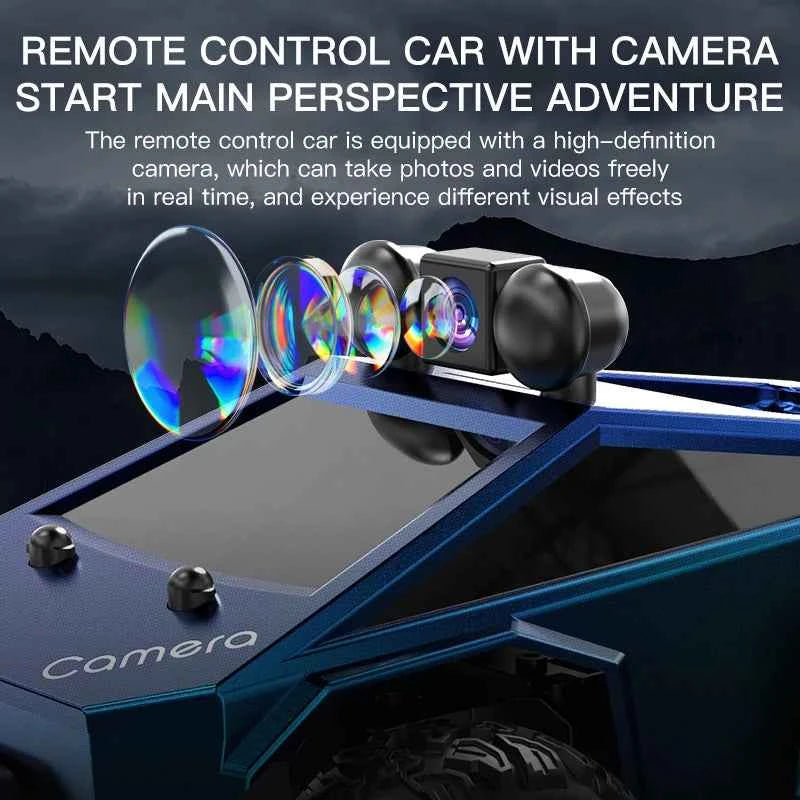1:28 RC Car With HD Camera FPV WIFI Mini Remote Control Stunt Car With Led Lights APP Control Racing Cars Toy for Kids&Adult