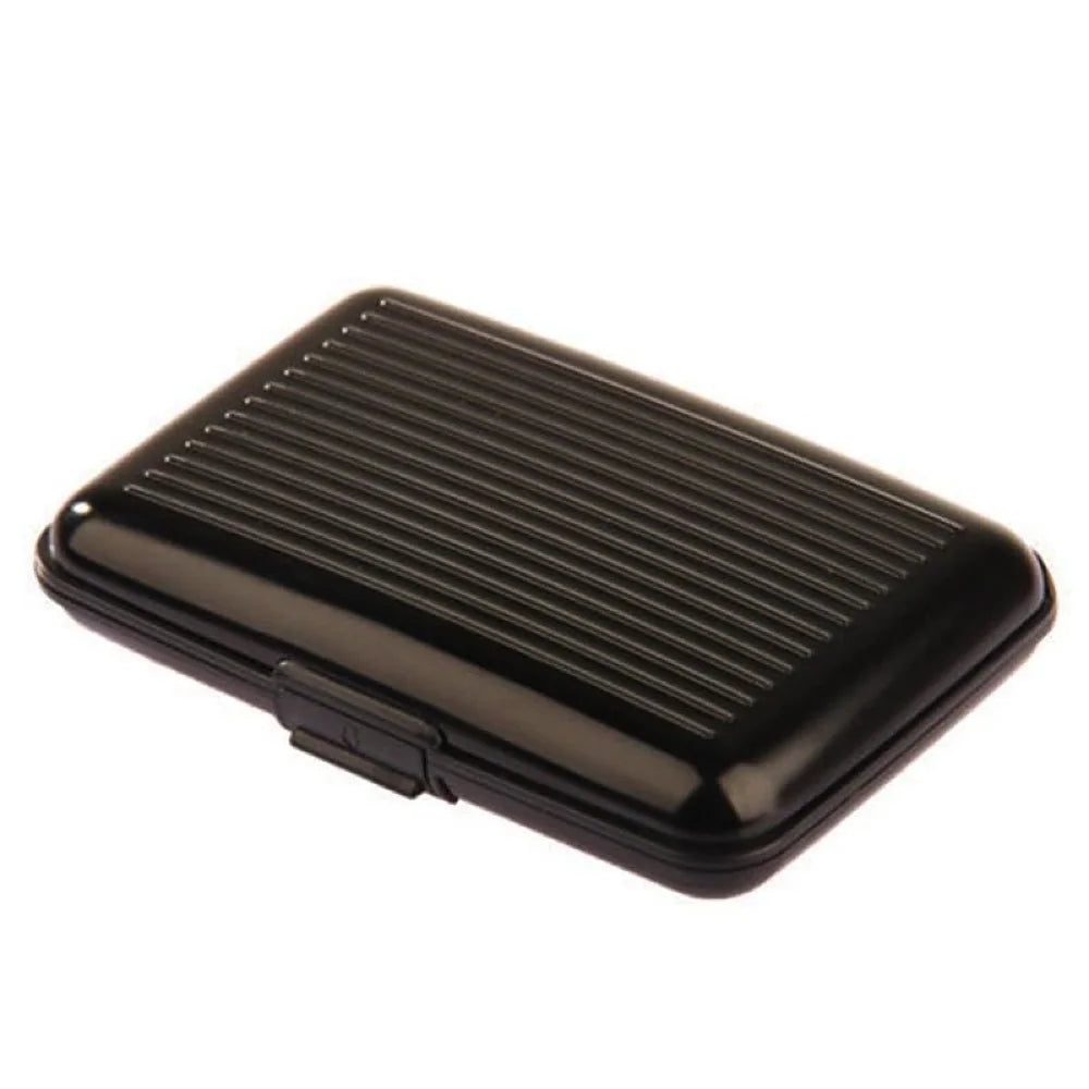 Credit Card Holder Wallet Metal Name Card Holder Waterproof Credit Card Protector for Women Men