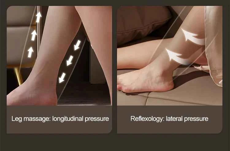 High Quality Air Pressure Electric Hot Heater Foot Massager Machine Vibrate Roller Bath Kneading Leg Foot Full Wrap Massage