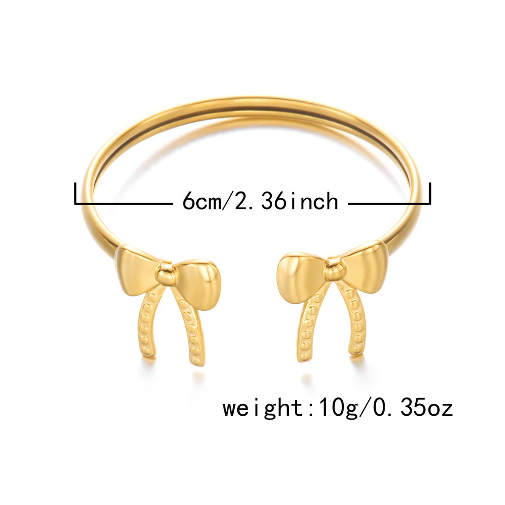 New Classic Sun Moon Pattern Open Bangles Bracelet For Women Gold Color Stainless Steel Heart Cuff Bracelet Hand Ornament Gift