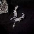 Silver Color Angel Wings Stud Ear Clamp Earrings Popular For Women Popular Jewelry Party Accessories Wholesale