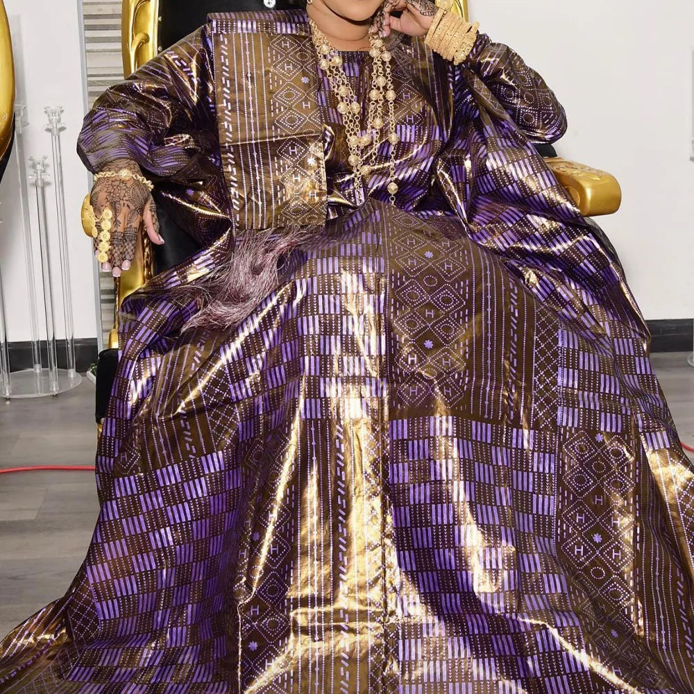 African traditional clothing, banquet party print robes, formal occasion attire