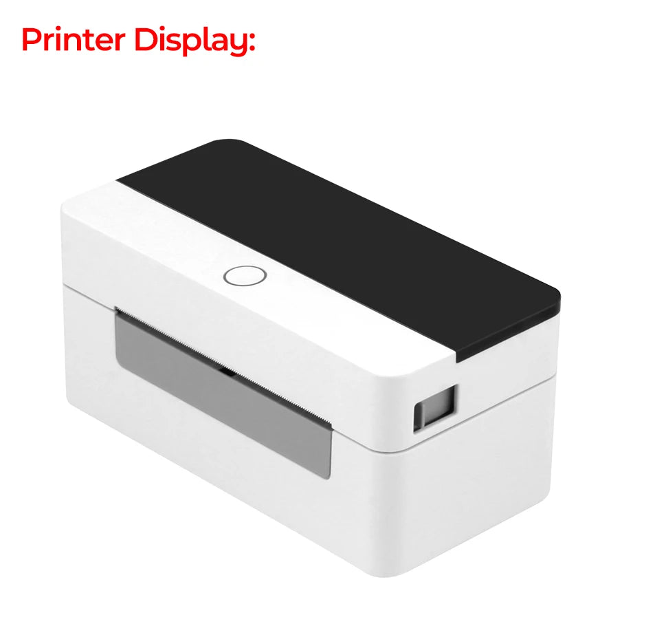 4x6 Shipping Label Printer WiFi Bluetooth USB Thermal Sticker Maker Desktop Barcode Printer for High Speed Express Airway Bill