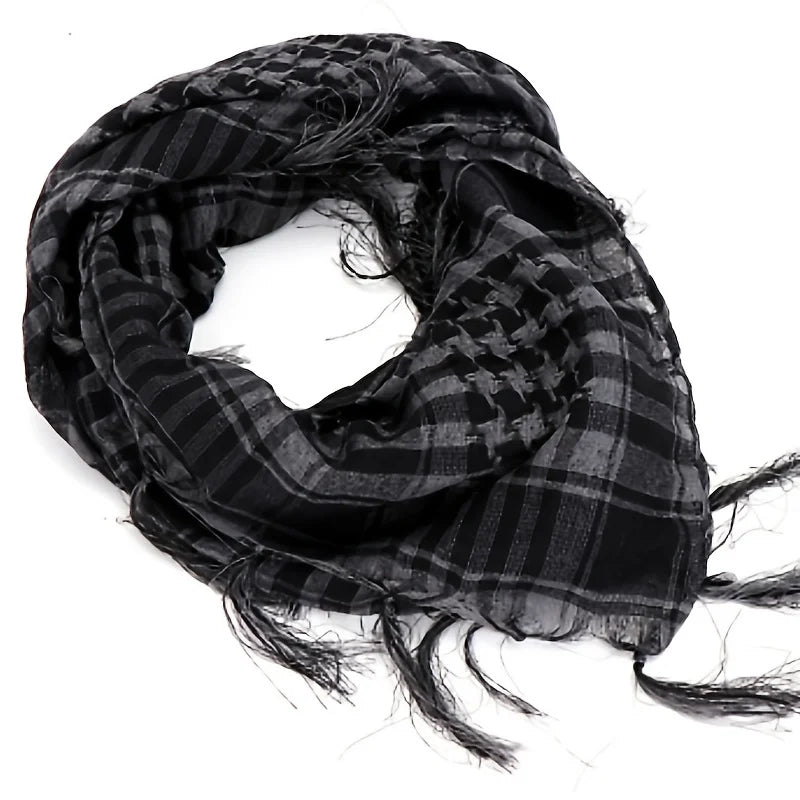 New Summer Women Tactical Arab Scarf Men Fashion Lightweight Hijab Scarf Spring Army Plaid Head Scarf Warm Mask