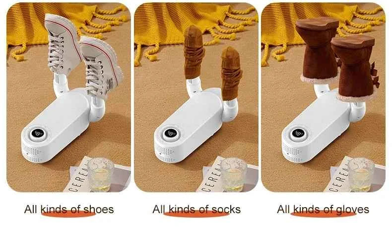 Shoe Dryers Sterilization Dehumidification Portable Shoe Rack Heater Deodorizer Dehumidifier Device Quick Drying Shoe Dryer