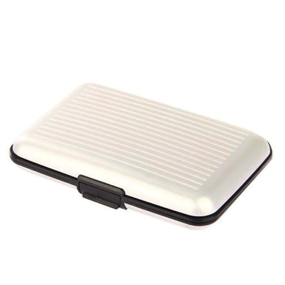 Credit Card Holder Wallet Metal Name Card Holder Waterproof Credit Card Protector for Women Men