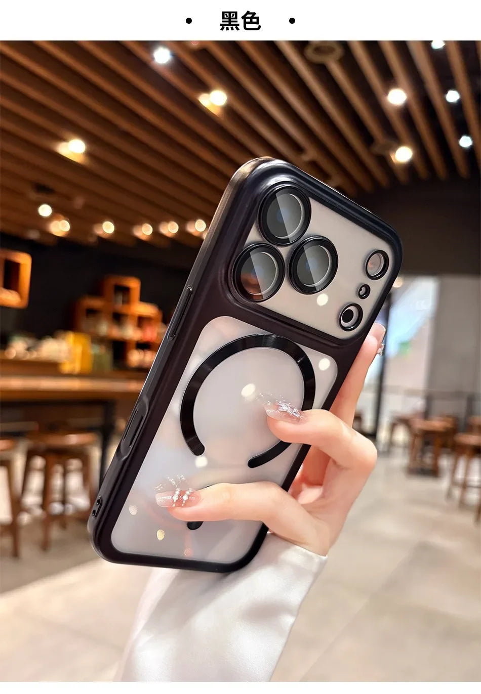 New Plating Transparent For Magsafe Magnetic Case for IPhone 17 17Pro 17 Pro Max 17 Air Original Soft TPU Lens Protector Cover