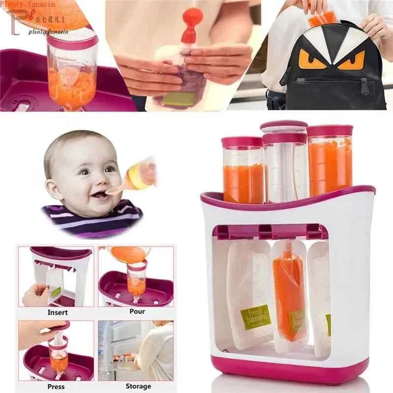 Dropshipping Baby Food Maker Squeeze Food Station Organic Fo