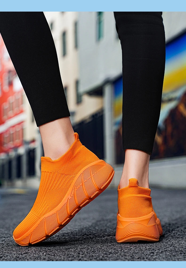 Men's and women's casual sports shoes, running shoes, casual, lightweight and breathable spring and autumn loafers