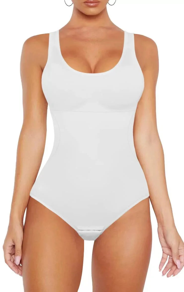 Body Shapewear for Women Seamless Solid Shaping Full Bodysuit Neck Tummy Control Slimming Body Shaper Underwear & Shapewear