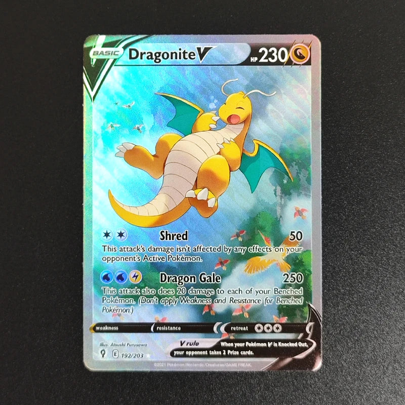 PTCG English Charizard Gengar Giratina Rayquaza Greninja Mewtwo Pikachu Clefairy