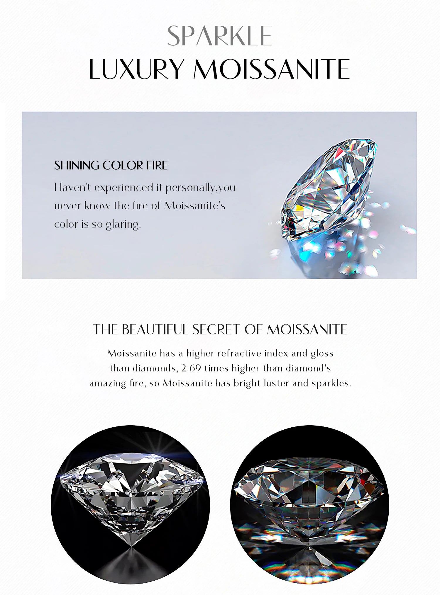 MODIAN 4.5CT D Color Moissanite Ring 925 Sterling Silver Rectangle Lab Diamond Wedding Statement Rings For Women Fine Jewelry