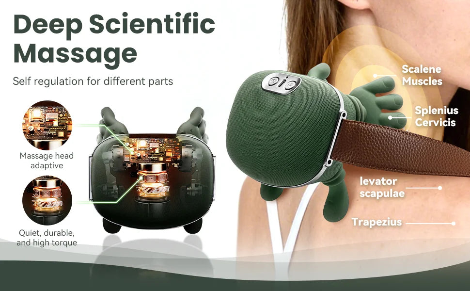 N7 Master Hand Shoulder Neck Massage Instrument Cervical Head Massage Instrument Real Hand Rubbing