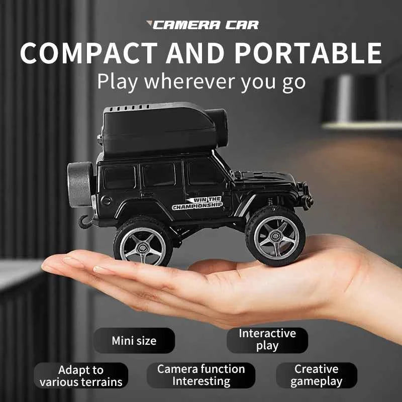 1:64 Mini RC Car 2.4G Remote Contorl Vehicle with Camera WiFi APP Control High Speed Racing Stunt Cars Toy Gift for Kids