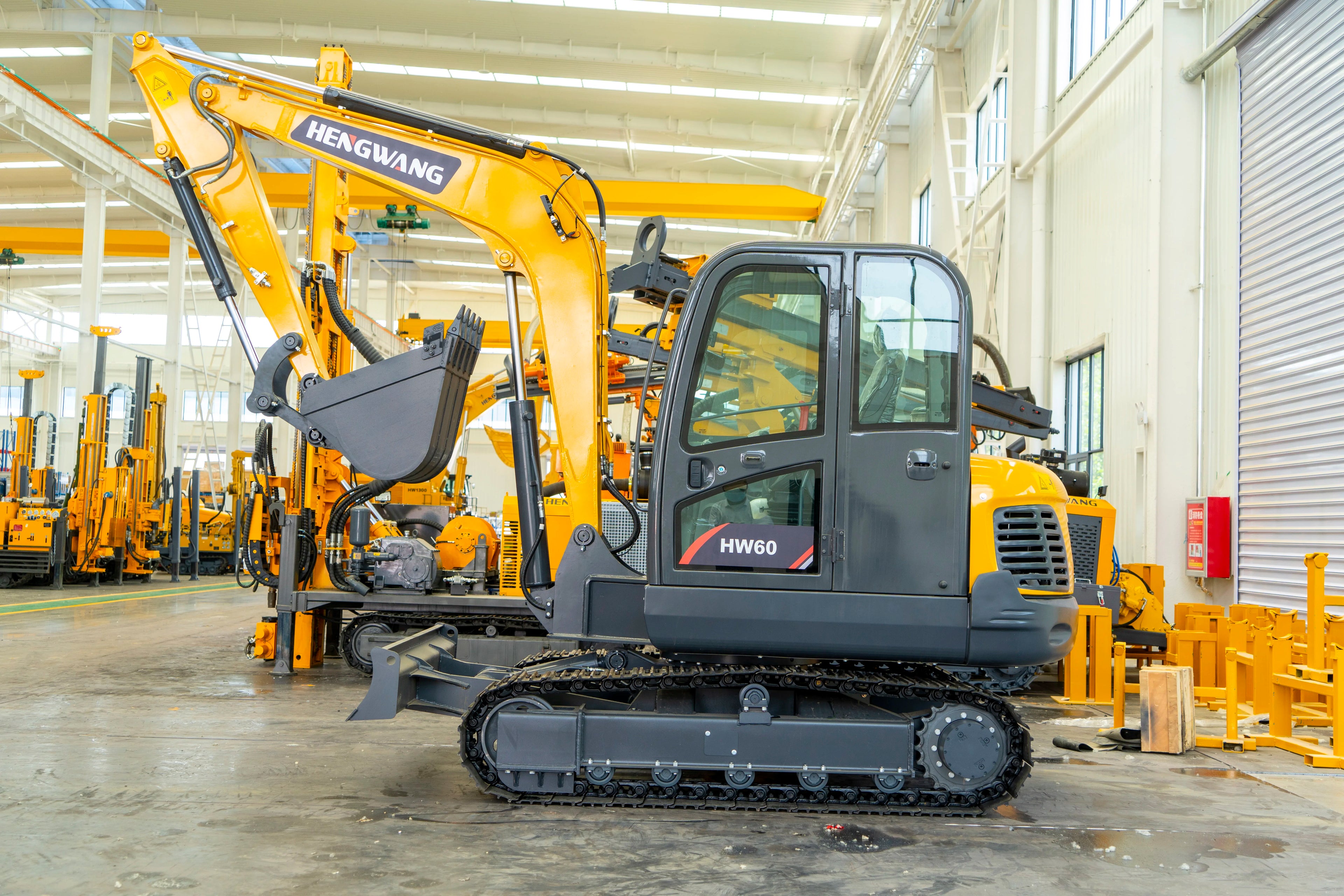 HW-60 Excavator 6 Ton Digger Medium And Large Excavators Construction Machinery Heavy Equipment China Factory Direct Sales