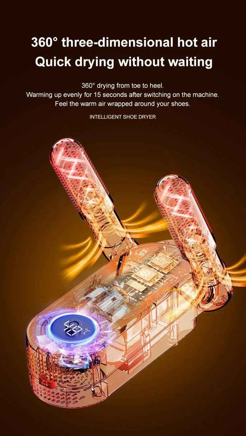 Shoe Dryers Sterilization Dehumidification Portable Shoe Rack Heater Deodorizer Dehumidifier Device Quick Drying Shoe Dryer