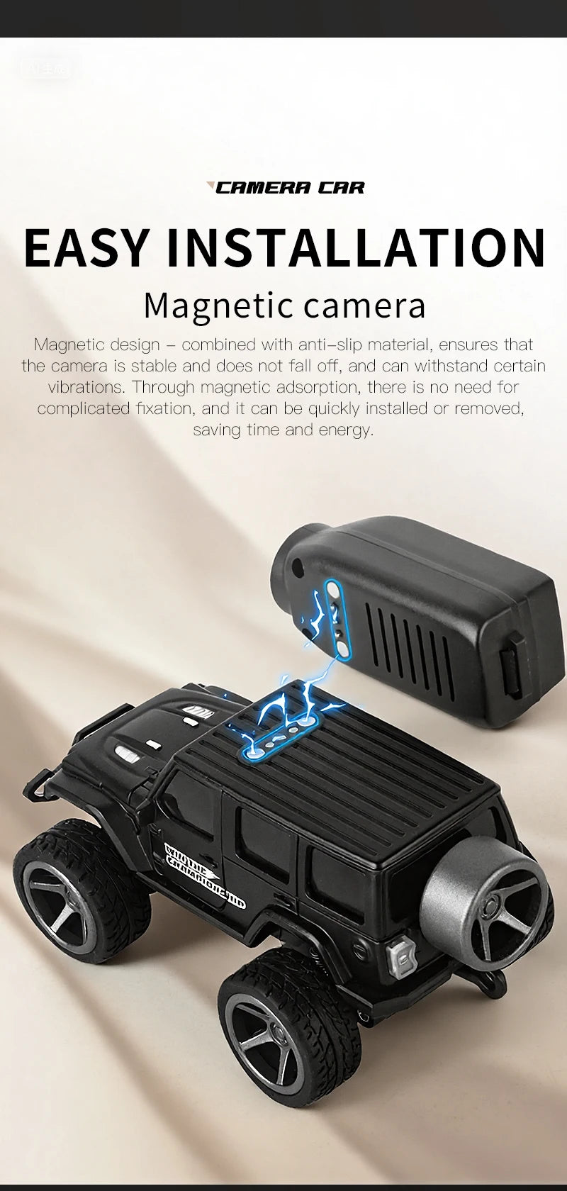 1:64 Mini RC Car 2.4G Remote Contorl Vehicle with Camera WiFi APP Control High Speed Racing Stunt Cars Toy Gift for Kids