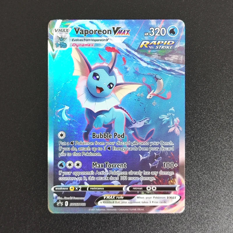 PTCG English Charizard Gengar Giratina Rayquaza Greninja Mewtwo Pikachu Clefairy