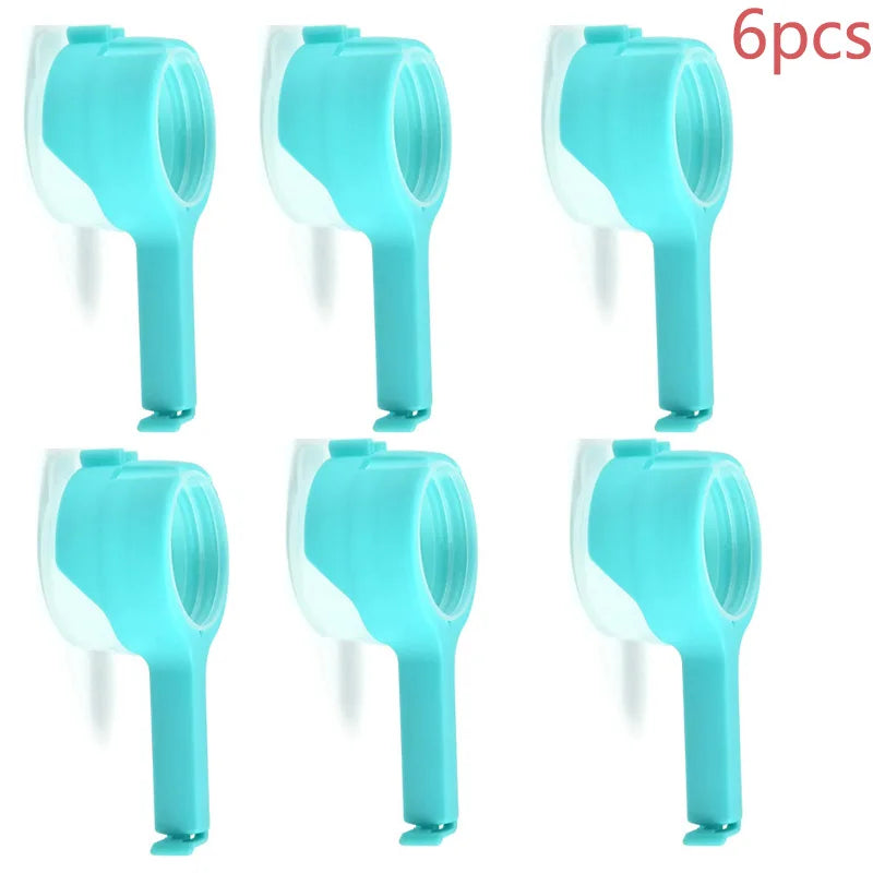 Pour Snack Clips Food Storage Sealing Clips with Pour Spouts Durable Plastic Clips for Food Storage Kitchen Snack Bag Storage