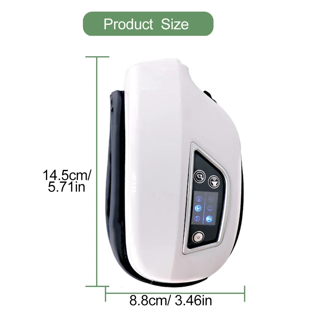 Eye Massager Smart Foldable Vibration Airbag Compress Eye Massage Instrument Bluetooth Music Eye Care Glasses Eye Relax Fatigue