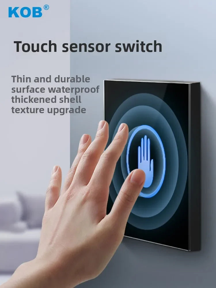 KOB access control switch exit button glass panel touch sensor infrared induction automatic door wireless switch