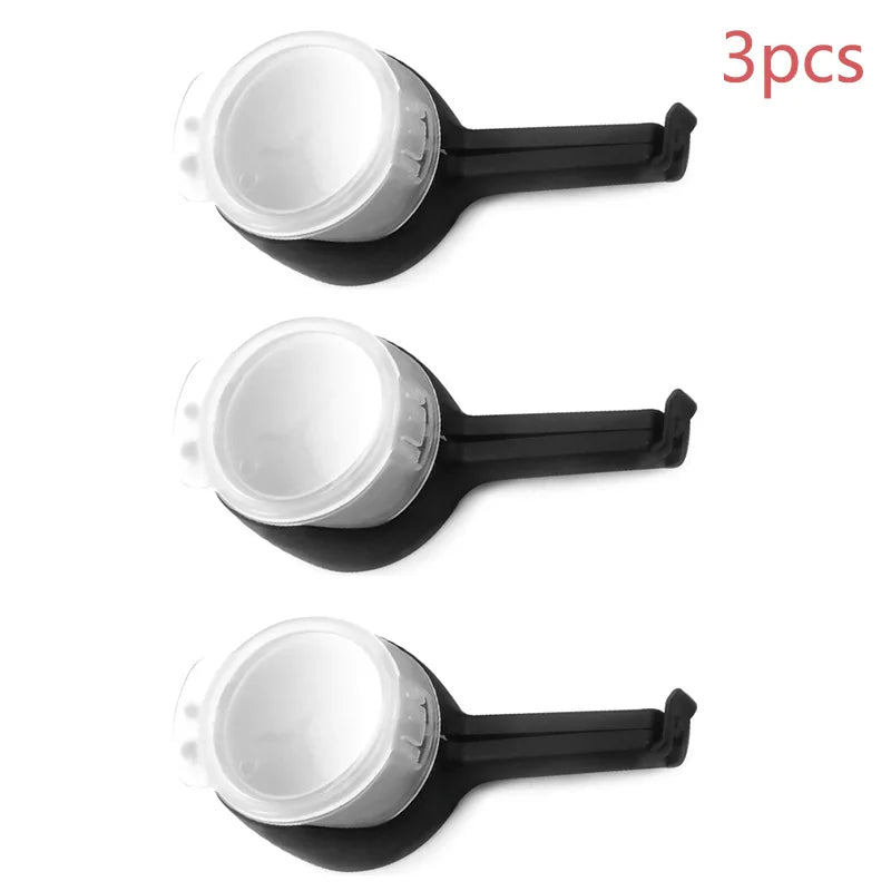 Pour Snack Clips Food Storage Sealing Clips with Pour Spouts Durable Plastic Clips for Food Storage Kitchen Snack Bag Storage