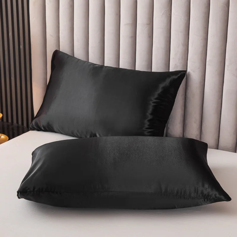 Kuup Satin Surface Duvet Cover Colored Bedding Set Queen Size Quilt Cover High Quality Skin-Friendly Fabric Bedding No Sheet