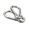 1pc Spring Hook Quick Link Spring Snap Carabiner M4 M5 M6 M8 M10 304 Stainless Steel Lock Ring Hook Climbing Safety Buckle