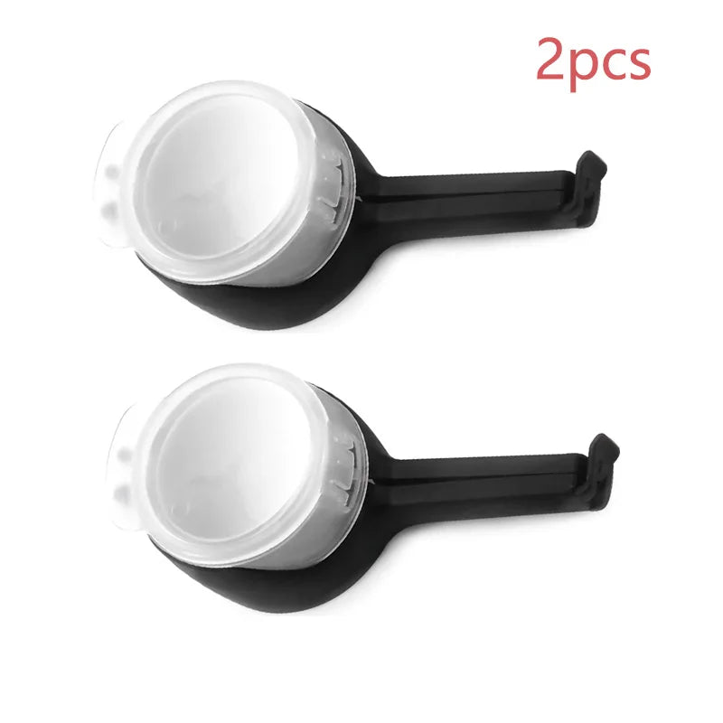Pour Snack Clips Food Storage Sealing Clips with Pour Spouts Durable Plastic Clips for Food Storage Kitchen Snack Bag Storage