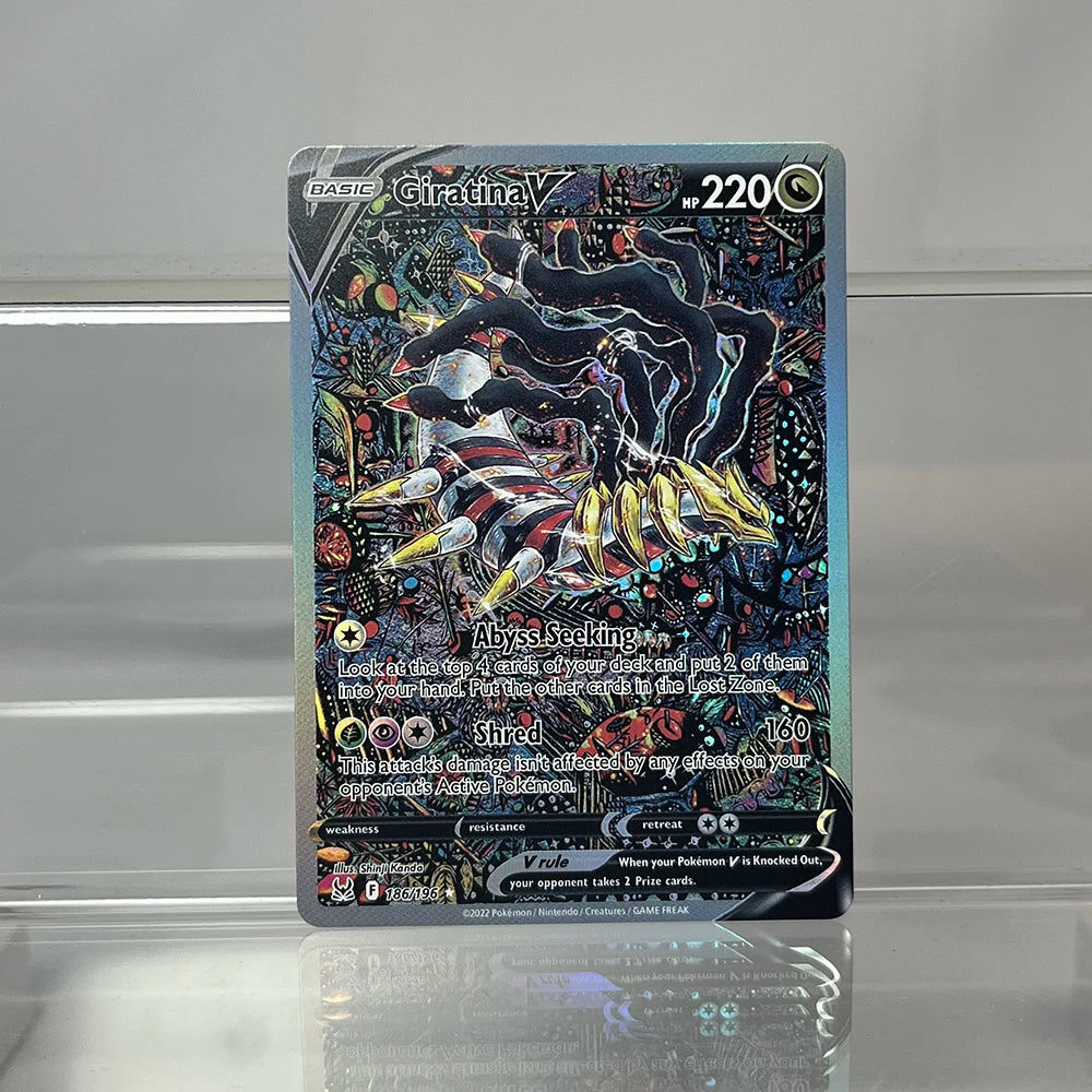 PKM Single Cards Pikachu Charizard EX Bubble Mew Rare Collection Cards PTCG Rainbow
