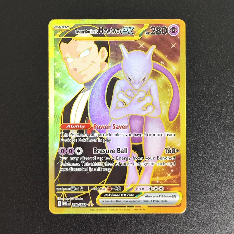 PTCG English Charizard Gengar Giratina Rayquaza Greninja Mewtwo Pikachu Clefairy