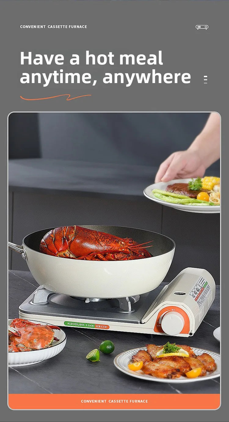 2026 Portable Outdoor Cooker Hot Pot Small Durable   Magnetic Casca Design for Camping And Travel