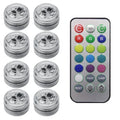 1/10PCS Wireless Adhesive LED Car Interior Ambient Light Remote Control Decor Auto Roof Foot Atmosphere Lamp Bicycle Tail Light