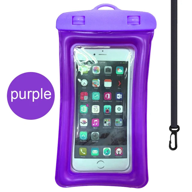 Air Bag Waterproof Bag Phone Case for Swimming Underwater Photography Diving Water Proof Cover Waterproof Mobile Phone Bag