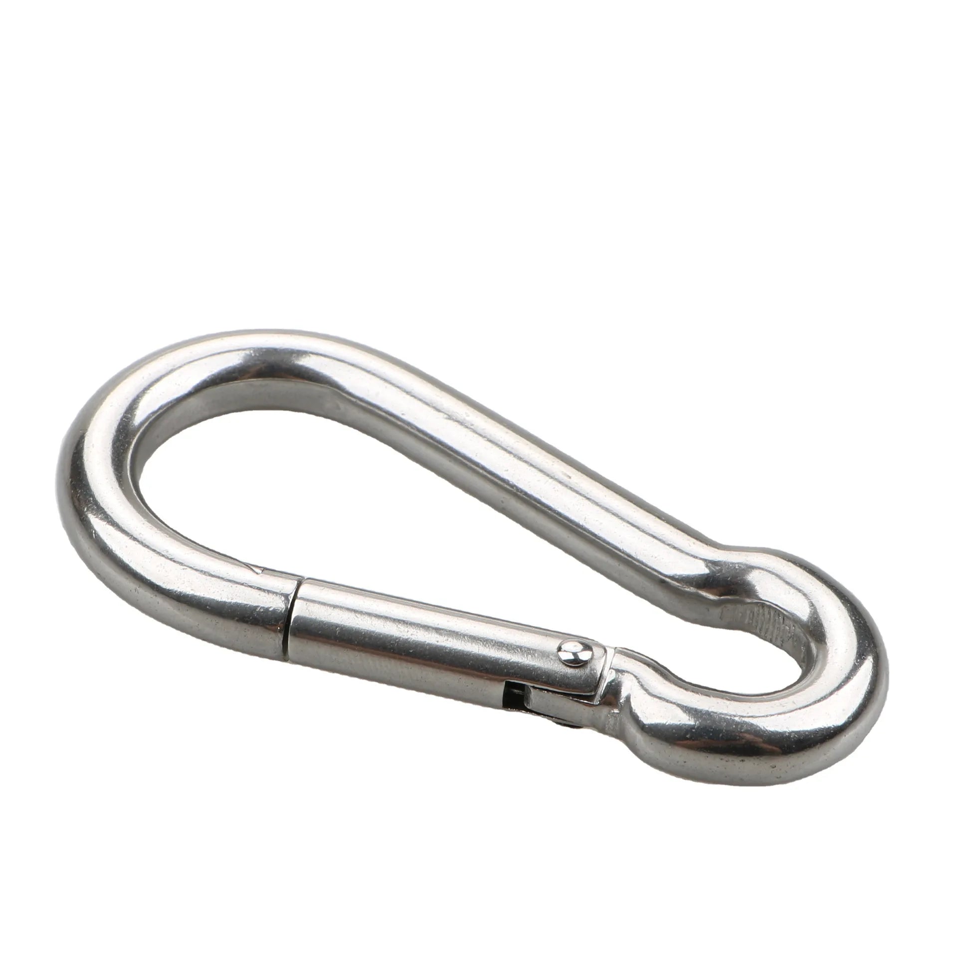 1pc Spring Hook Quick Link Spring Snap Carabiner M4 M5 M6 M8 M10 304 Stainless Steel Lock Ring Hook Climbing Safety Buckle