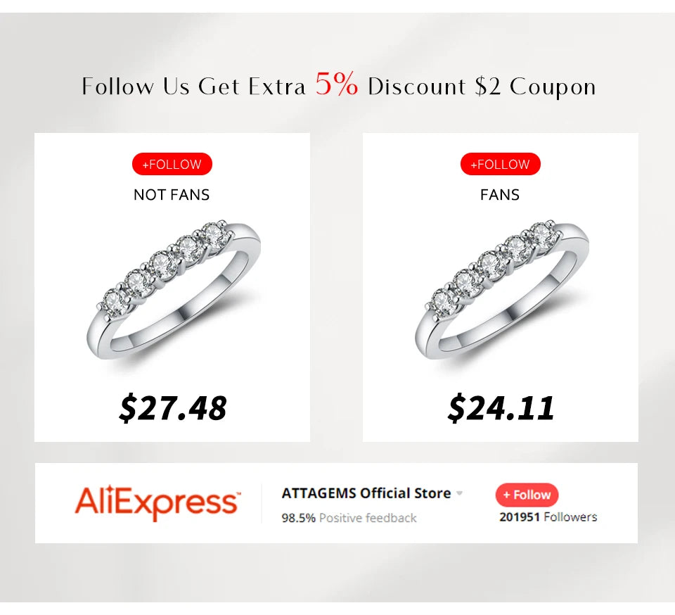 ATTAGEMS Oval Cut 12*8mm 4.5CT D VVS1 Moissanite Rings 925 Sterling Silver for Women Engagement Wedding Luxury Band Jewelry Gift