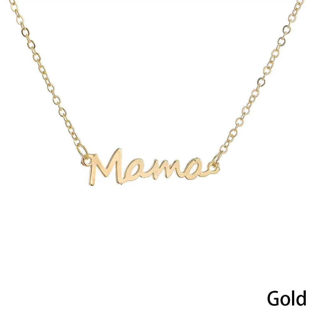 Mom Mother's Day Gift Jewelry Heart Red/Blue Pendant Necklace Luxury Fashion Mother's Day Necklace Women Mother
