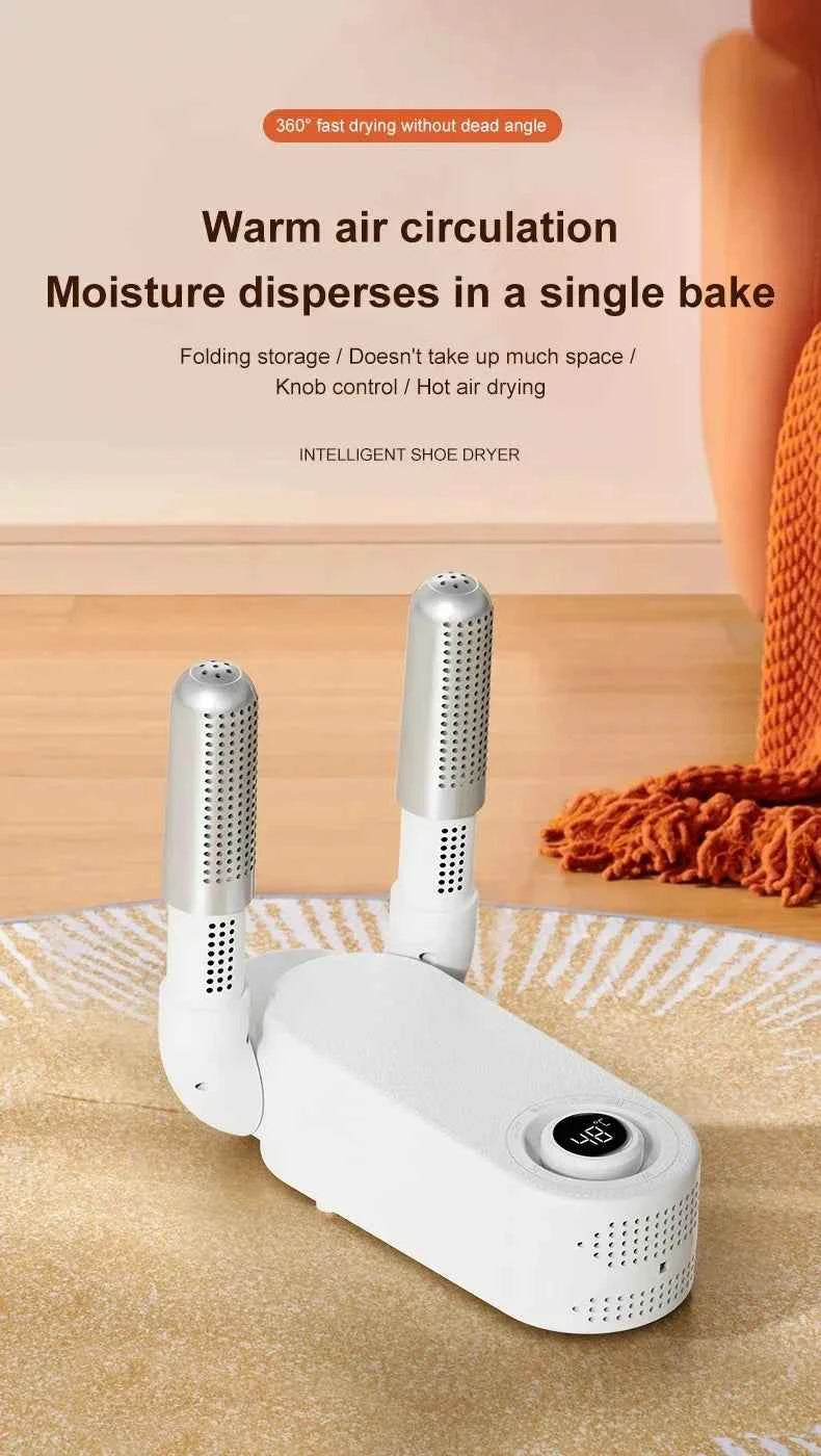 Shoe Dryers Sterilization Dehumidification Portable Shoe Rack Heater Deodorizer Dehumidifier Device Quick Drying Shoe Dryer