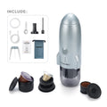 Portable Electric Espresso Machine Travel Coffee Maker for Camping 3 in 1 Self-Heating for Ground Coffee & DG NS Capsule Pods